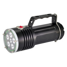 50watts Aluminium Rechargeable LED Flashlight Underwater 200meters LED Lights